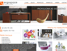 Tablet Screenshot of ergospace.pl